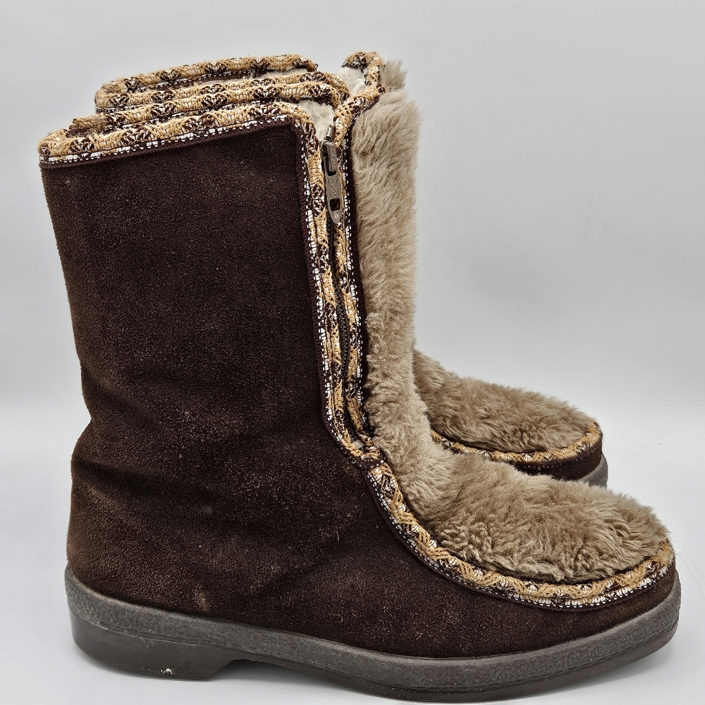 Yodelers 70s vintage leather Boots size 7